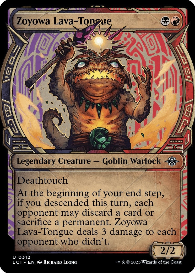 Image for Zoyowa Lava-Tongue (Showcase) (312) (The Lost Caverns of Ixalan) - Magic: The Gathering