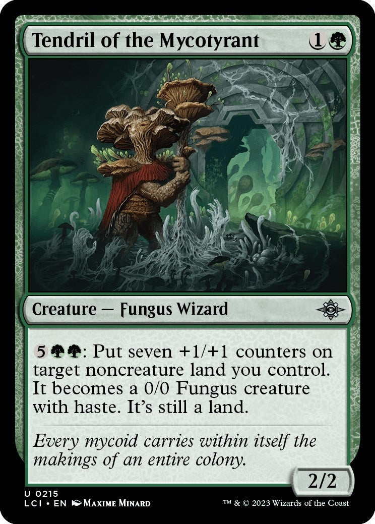 Image for Tendril of the Mycotyrant (215) (The Lost Caverns of Ixalan) - Magic: The Gathering