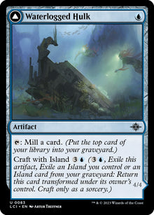Image for Waterlogged Hulk (83) (The Lost Caverns of Ixalan) - Magic: The Gathering