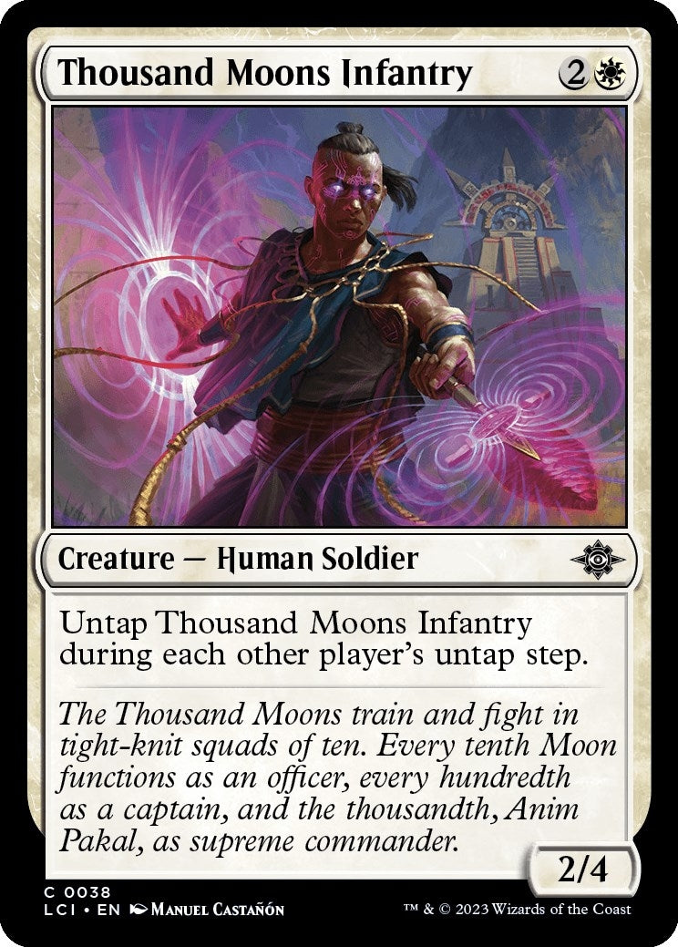 Image for Thousand Moons Infantry (38) (The Lost Caverns of Ixalan) - Magic: The Gathering