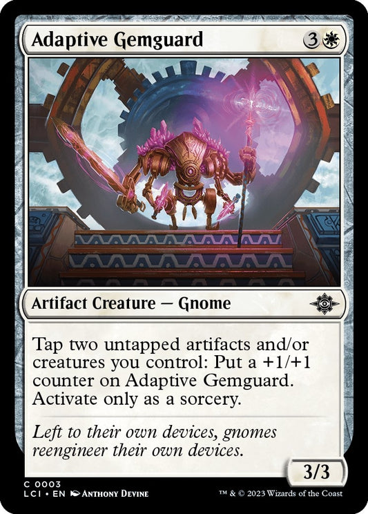 Image for Adaptive Gemguard (3) (The Lost Caverns of Ixalan) - Magic: The Gathering