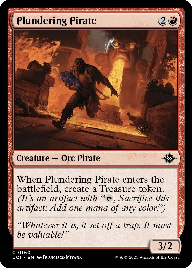 Image for Plundering Pirate (160) (The Lost Caverns of Ixalan) - Magic: The Gathering