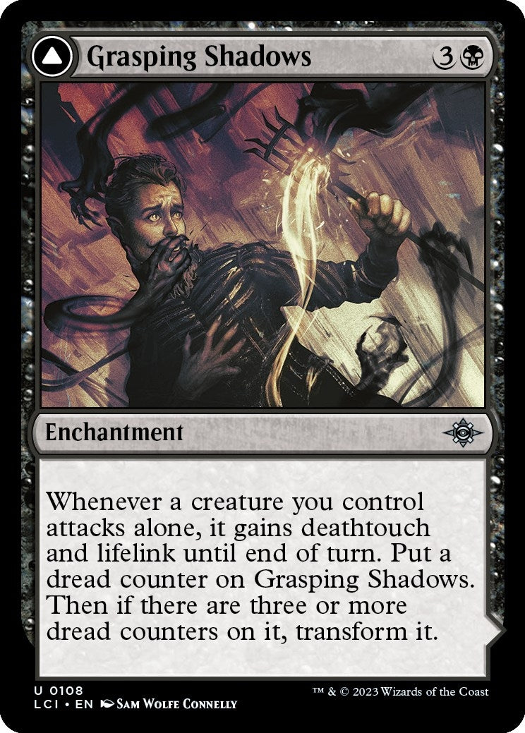Image for Grasping Shadows (108) (The Lost Caverns of Ixalan) - Magic: The Gathering