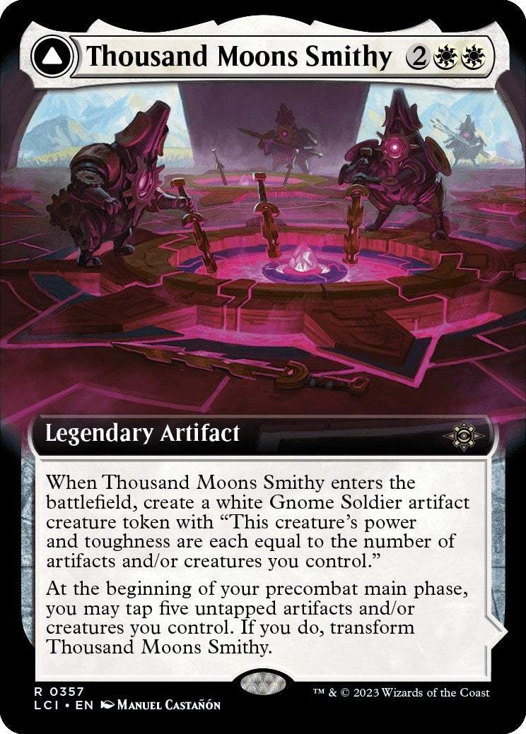 Image for Thousand Moons Smithy (Extended Art) (357) (The Lost Caverns of Ixalan) - Magic: The Gathering