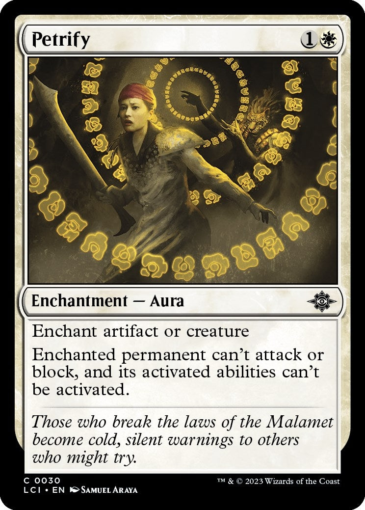 Image for Petrify (30) (The Lost Caverns of Ixalan) - Magic: The Gathering