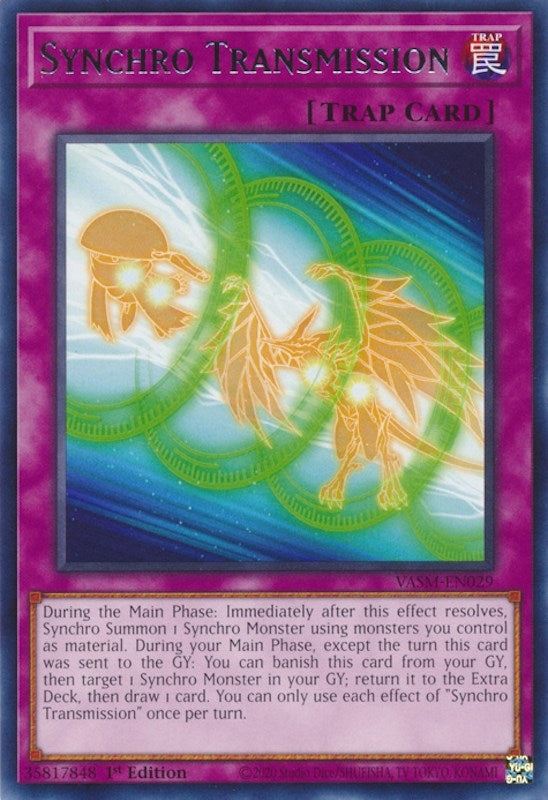 Image for Synchro Transmission (VASM-EN029) (Valiant Smashers) - YuGiOh