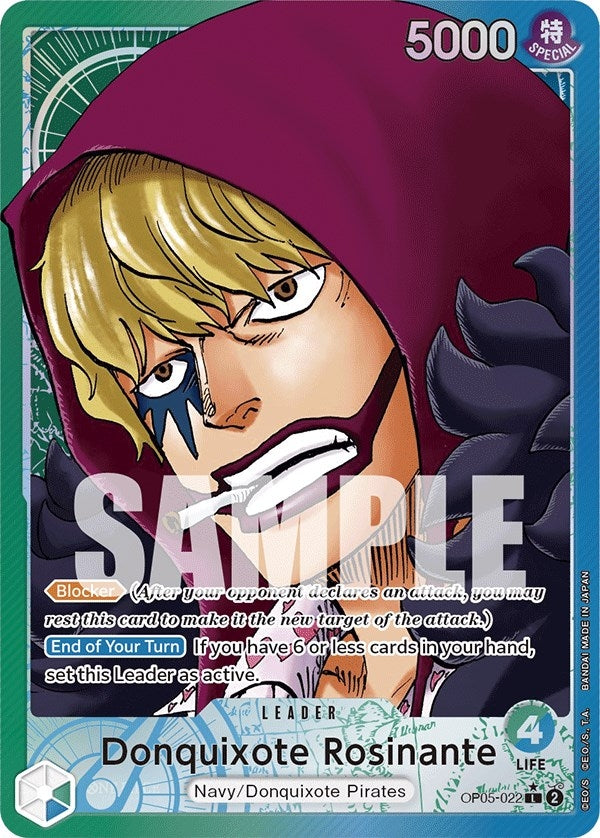 Image for Donquixote Rosinante (022) (Alternate Art) (OP05-022) (Awakening of the New Era) - One Piece Card Game