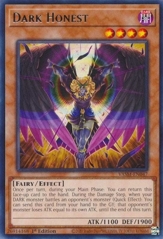 Image for Dark Honest (VASM-EN047) (Valiant Smashers) - YuGiOh