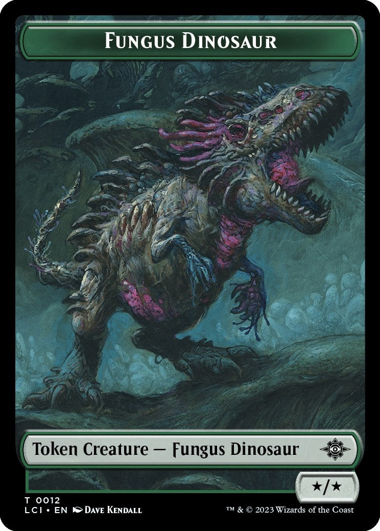 Image for Fungus Dinosaur Token (12) (The Lost Caverns of Ixalan) - Magic: The Gathering