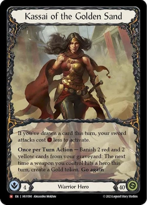 Image for Kassai of the Golden Sand (HVY090) (Heavy Hitters) - Flesh and Blood TCG
