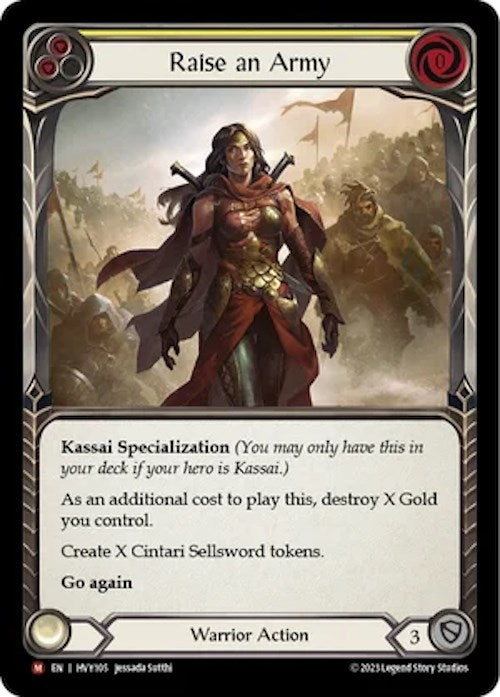 Image for Raise an Army (HVY105) (Heavy Hitters) - Flesh and Blood TCG