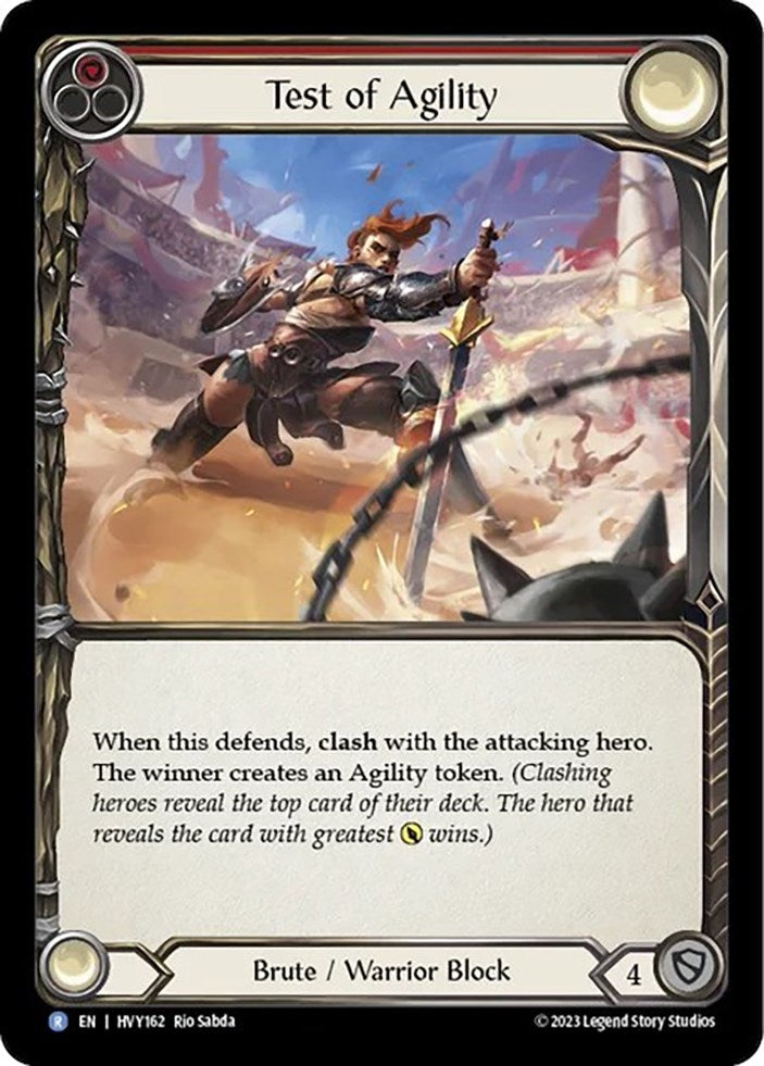 Image for Test of Agility (HVY162) (Heavy Hitters) - Flesh and Blood TCG
