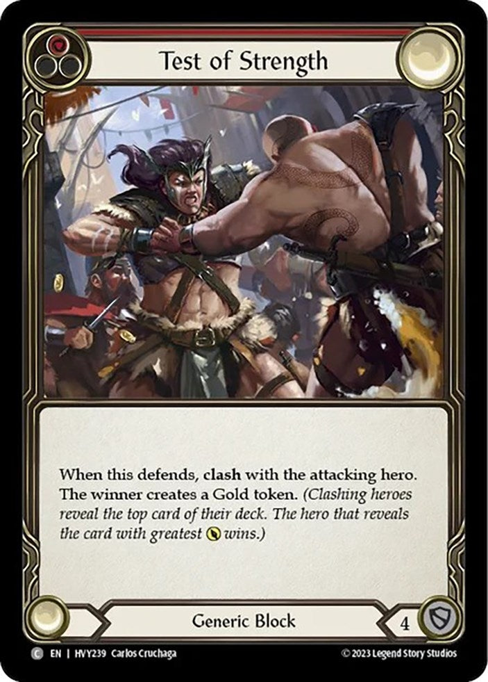Image for Test of Strength (HVY239) (Heavy Hitters) - Flesh and Blood TCG