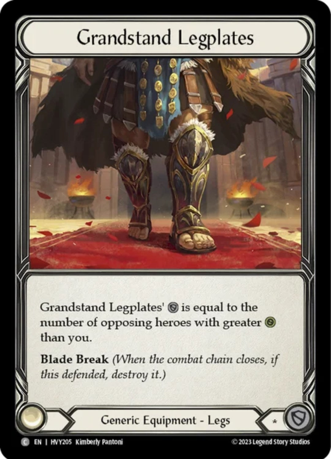 Grandstand Legplates (HVY205) (Heavy Hitters)