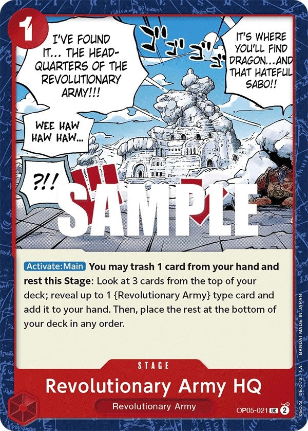 Revolutionary Army HQ (OP05-021) (Awakening of the New Era)