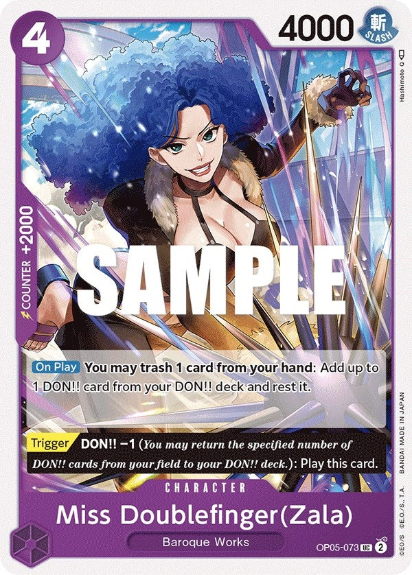 Image for Miss Doublefinger(Zala) (OP05-073) (Awakening of the New Era) - One Piece Card Game