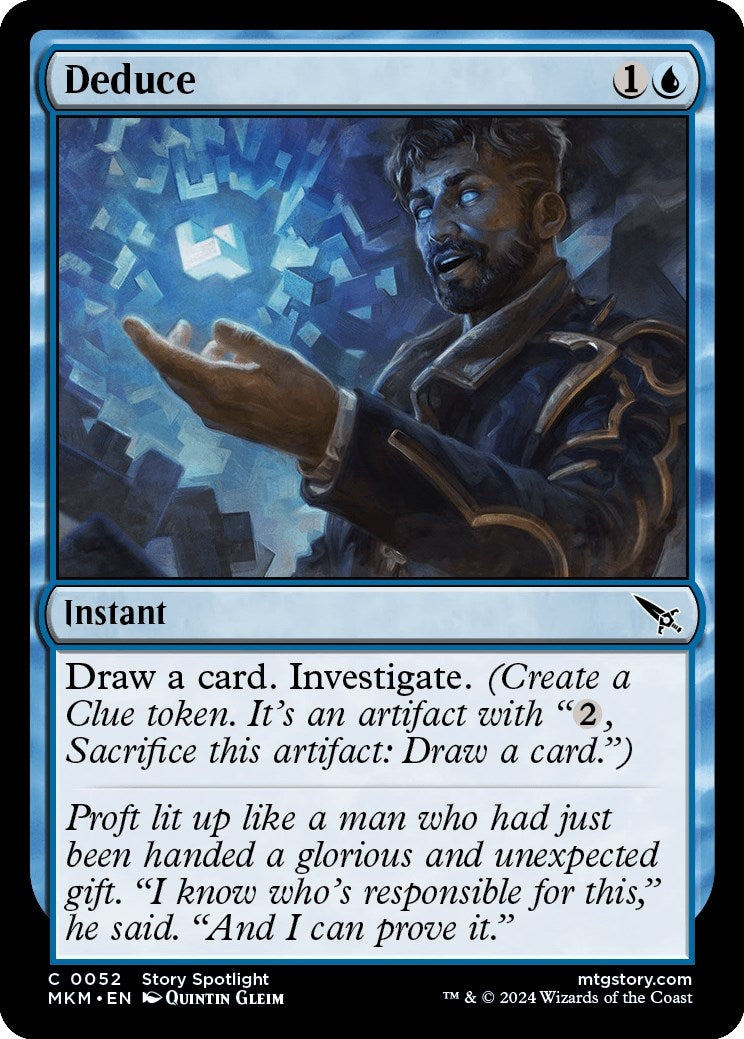 Image for Deduce (52) (Murders at Karlov Manor) - Magic: The Gathering