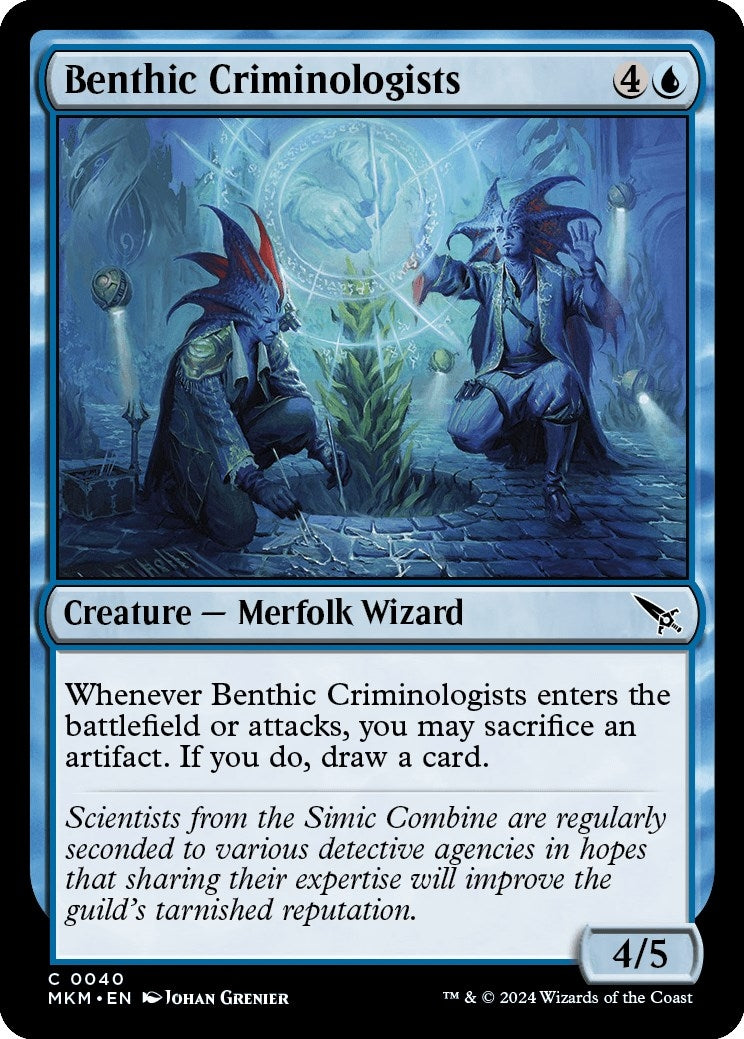 Image for Benthic Criminologists (40) (Murders at Karlov Manor) - Magic: The Gathering