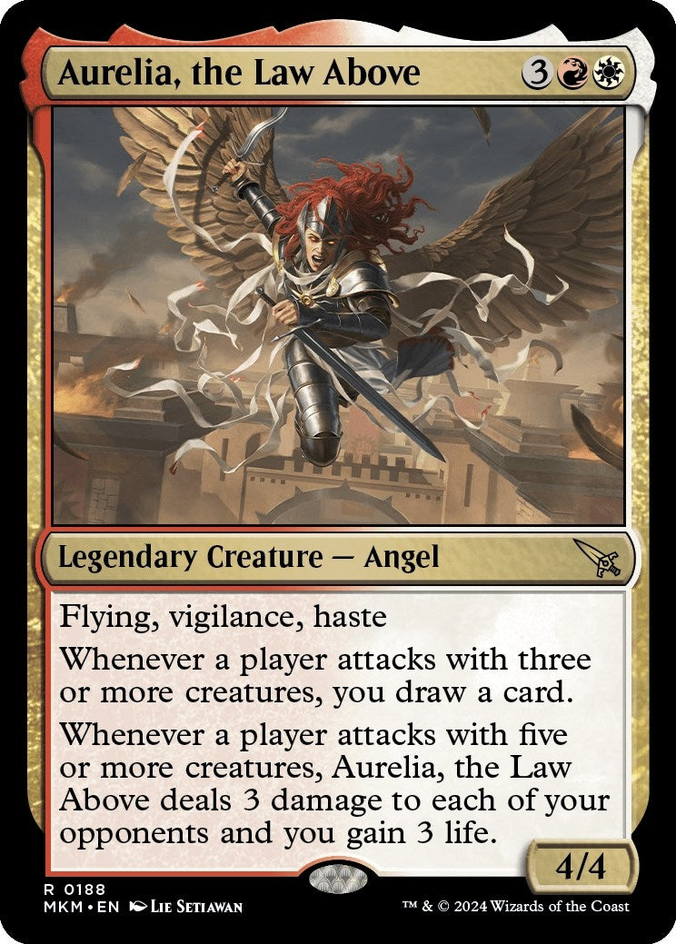 Image for Aurelia, the Law Above (188) (Murders at Karlov Manor) - Magic: The Gathering