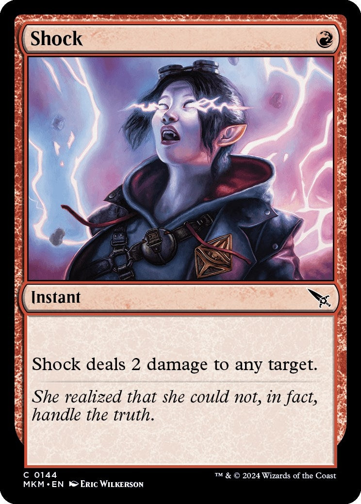 Image for Shock (144) (Murders at Karlov Manor) - Magic: The Gathering