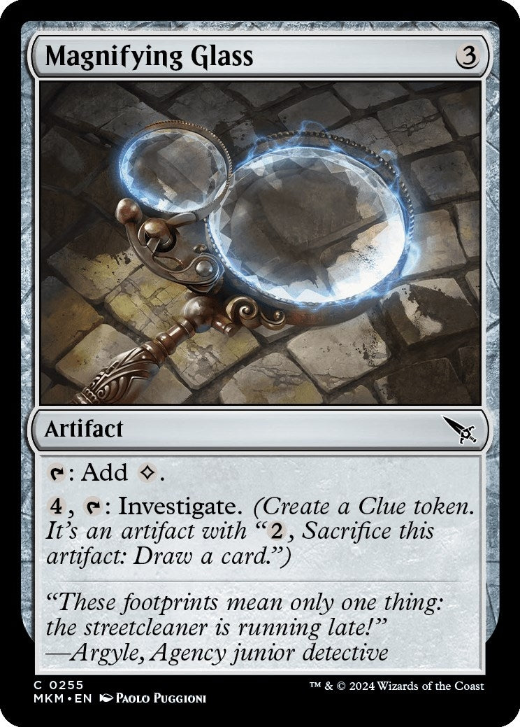 Image for Magnifying Glass (255) (Murders at Karlov Manor) - Magic: The Gathering