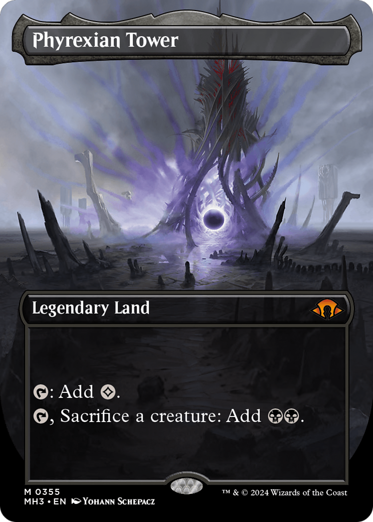 Phyrexian Tower (Borderless) (355) (MH3)