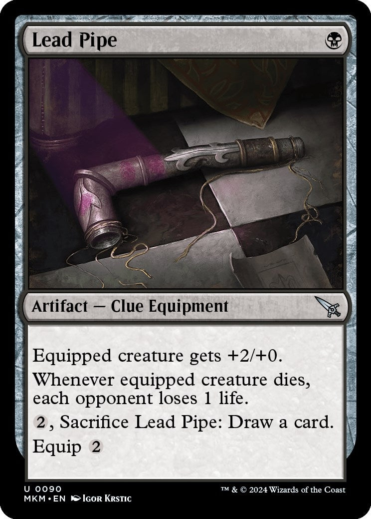 Image for Lead Pipe (90) (Murders at Karlov Manor) - Magic: The Gathering