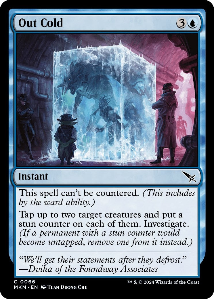 Image for Out Cold (66) (Murders at Karlov Manor) - Magic: The Gathering