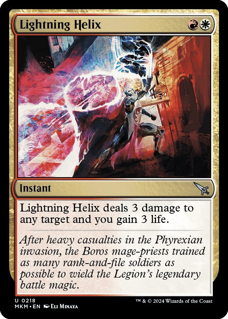 Image for Lightning Helix (218) (Murders at Karlov Manor) - Magic: The Gathering