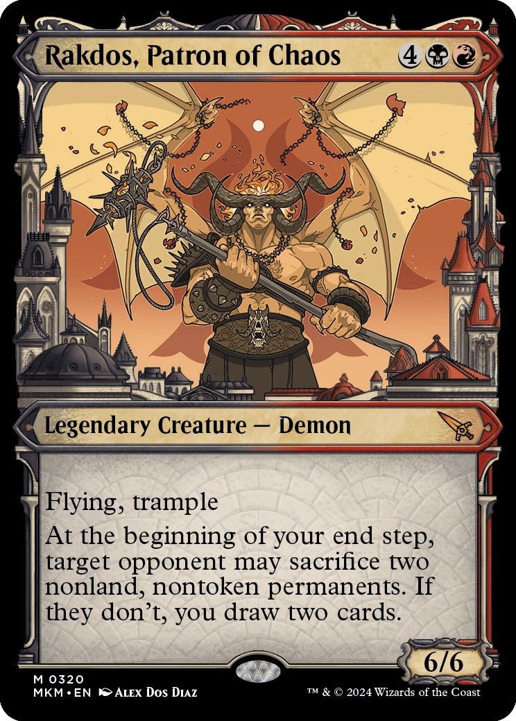 Image for Rakdos, Patron of Chaos (Showcase) (0320) (320) (Murders at Karlov Manor) - Magic: The Gathering