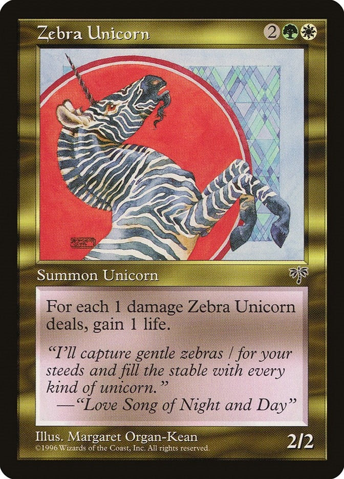 Image for Zebra Unicorn (Mirage) - Magic: The Gathering