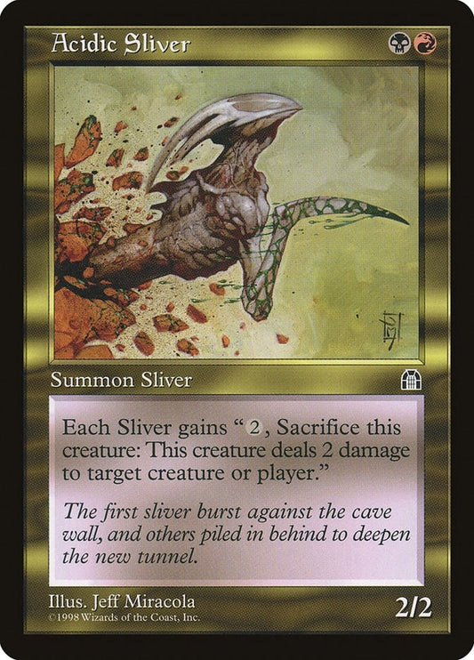 Image for Acidic Sliver (Stronghold) - Magic: The Gathering