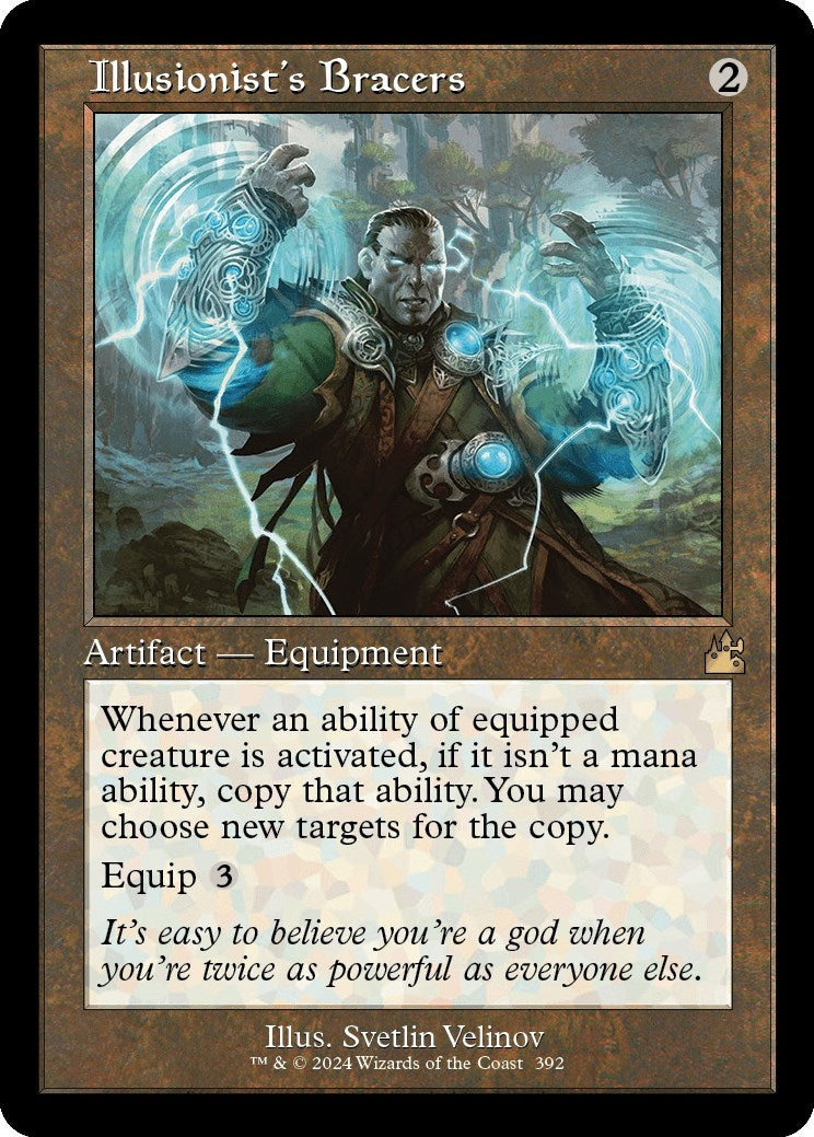 Illusionist's Bracers (Retro Frame) (392) (Ravnica Remastered)
