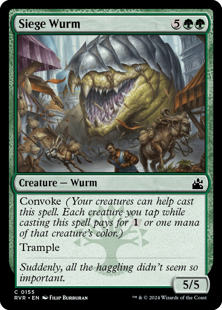 Siege Wurm (155) (Ravnica Remastered)