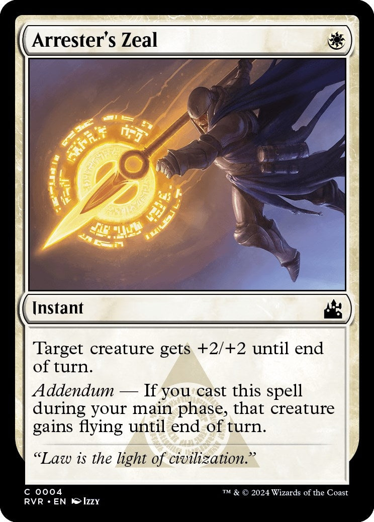 Arrester's Zeal (4) (Ravnica Remastered)