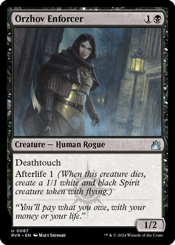 Orzhov Enforcer (87) (Ravnica Remastered)