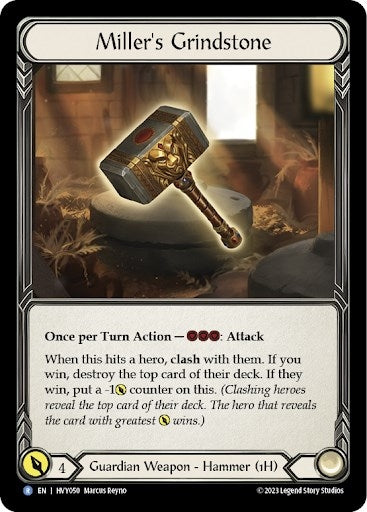 Image for Miller's Grindstone (HVY050) (Heavy Hitters) - Flesh and Blood TCG