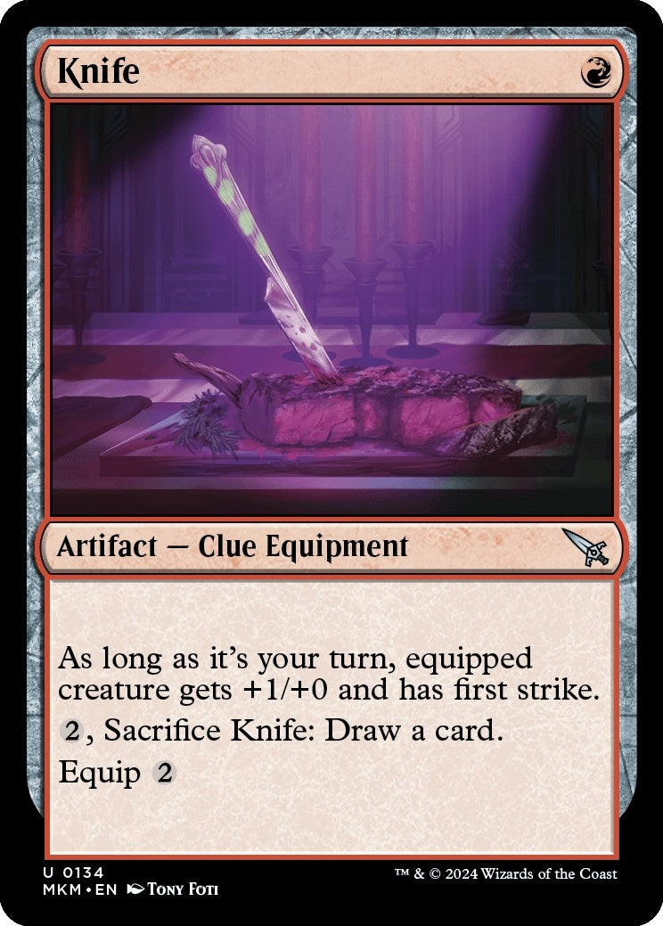 Image for Knife (134) (Murders at Karlov Manor) - Magic: The Gathering