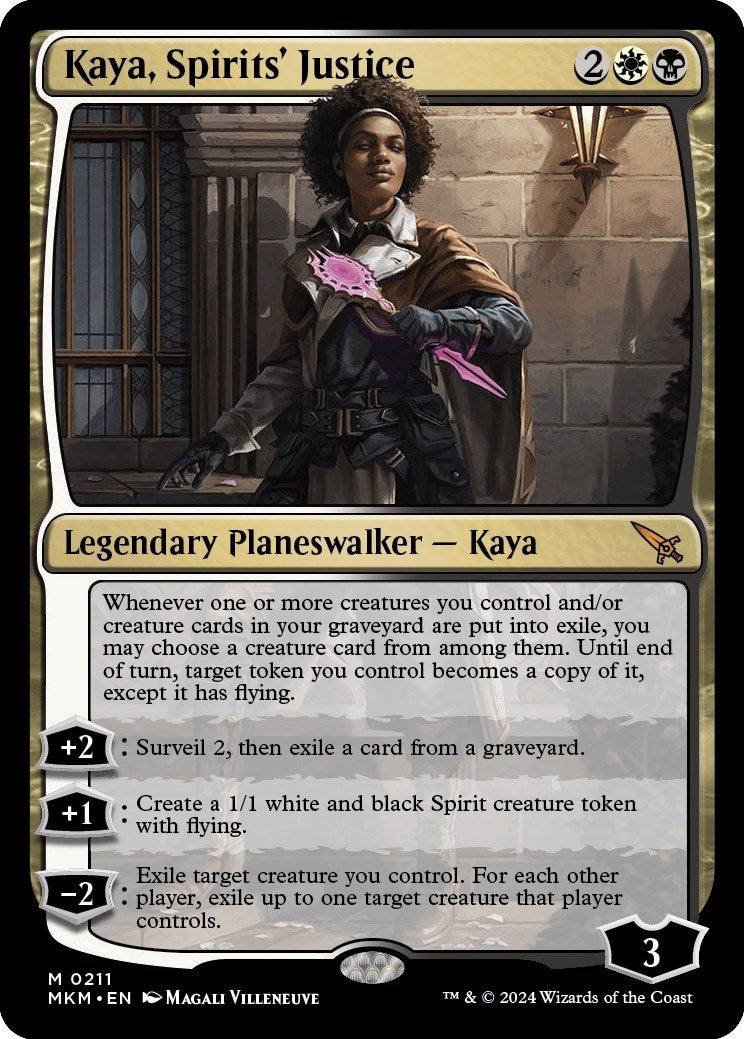 Image for Kaya, Spirits' Justice (211) (Murders at Karlov Manor) - Magic: The Gathering