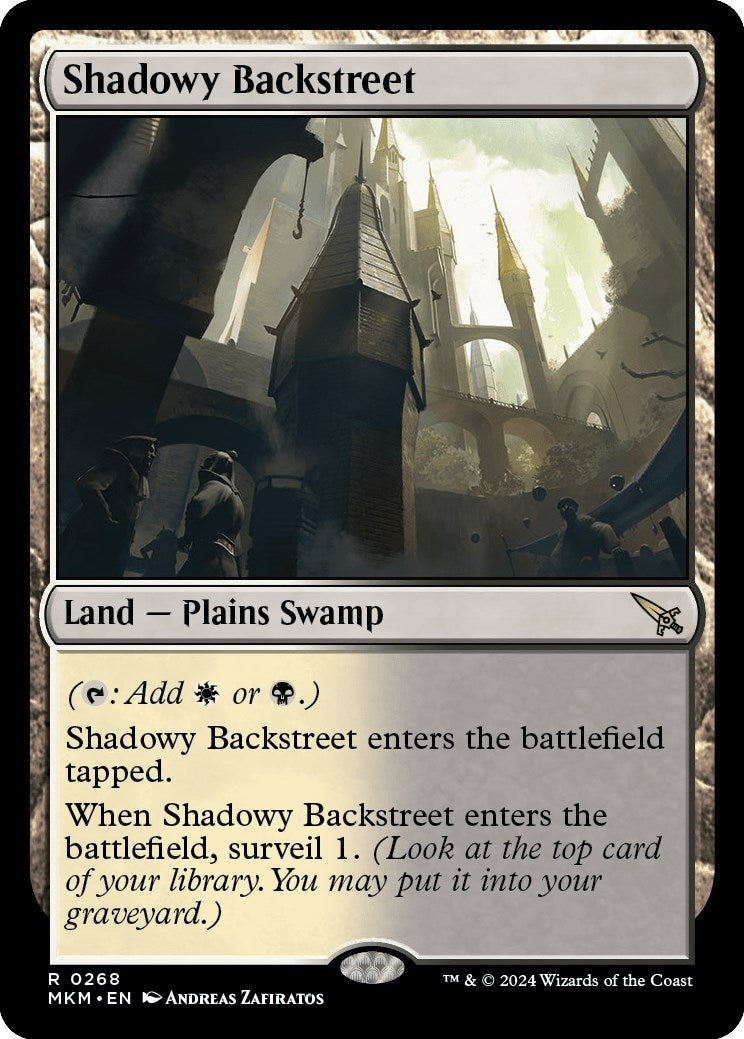 Image for Shadowy Backstreet (268) (Murders at Karlov Manor) - Magic: The Gathering