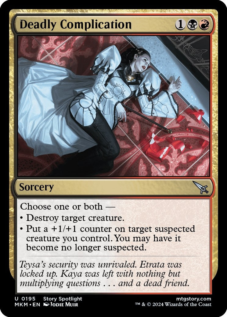 Image for Deadly Complication (195) (Murders at Karlov Manor) - Magic: The Gathering