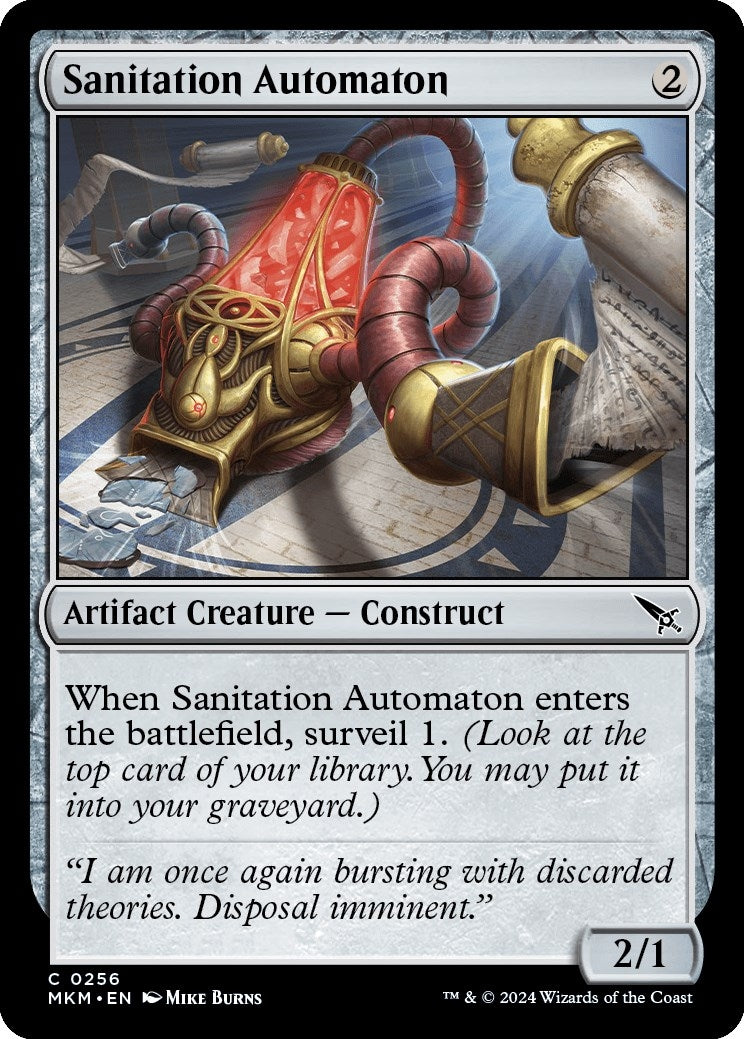 Sanitation Automaton (256) (Murders at Karlov Manor)