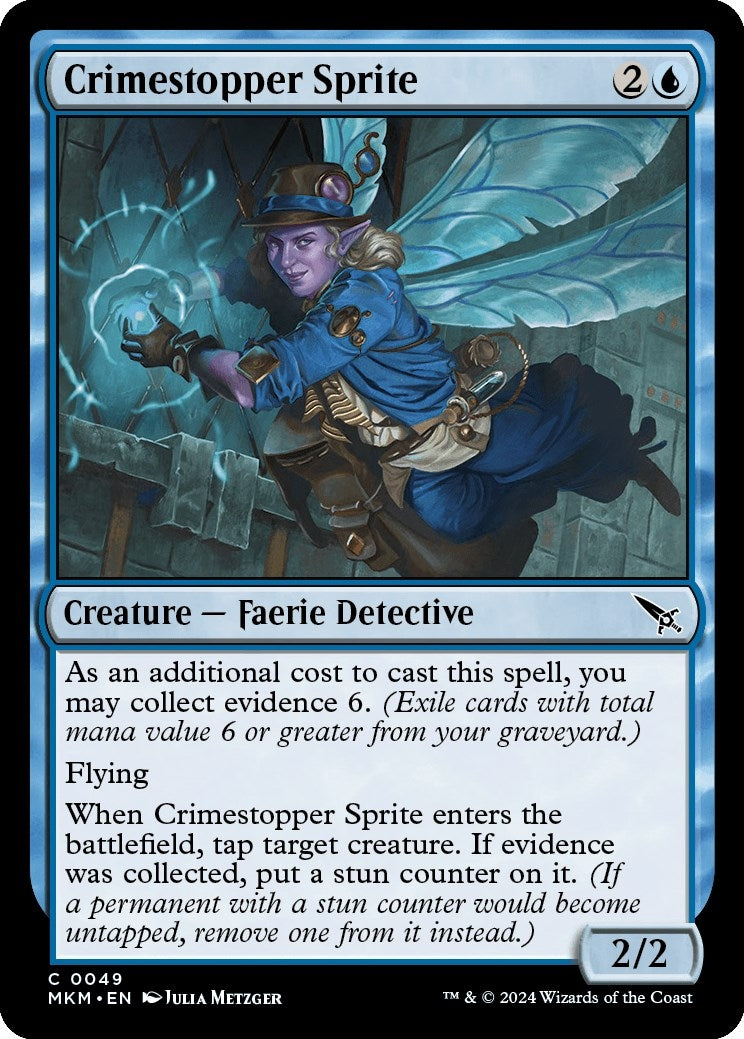 Image for Crimestopper Sprite (49) (Murders at Karlov Manor) - Magic: The Gathering