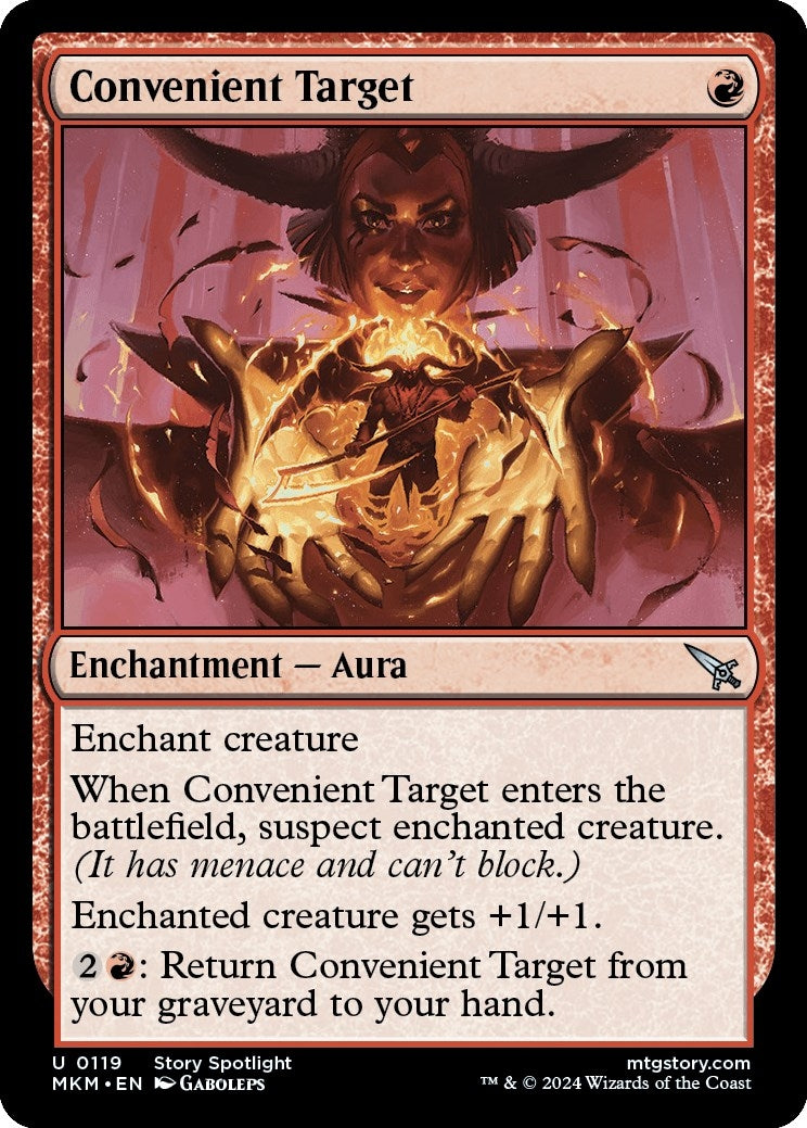 Image for Convenient Target (119) (Murders at Karlov Manor) - Magic: The Gathering