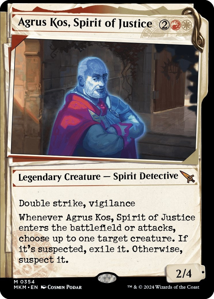 Agrus Kos, Spirit of Justice (Showcase) (354) (Murders at Karlov Manor)