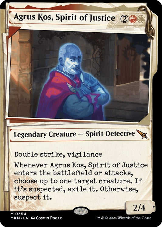 Agrus Kos, Spirit of Justice (Showcase) (354) (Murders at Karlov Manor)