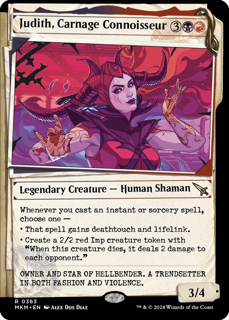 Image for Judith, Carnage Connoisseur (Showcase) (363) (Murders at Karlov Manor) - Magic: The Gathering