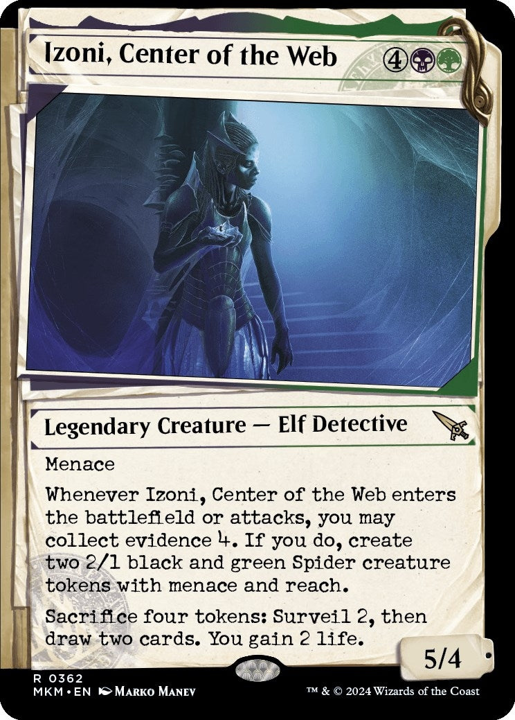 Image for Izoni, Center of the Web (Showcase) (362) (Murders at Karlov Manor) - Magic: The Gathering