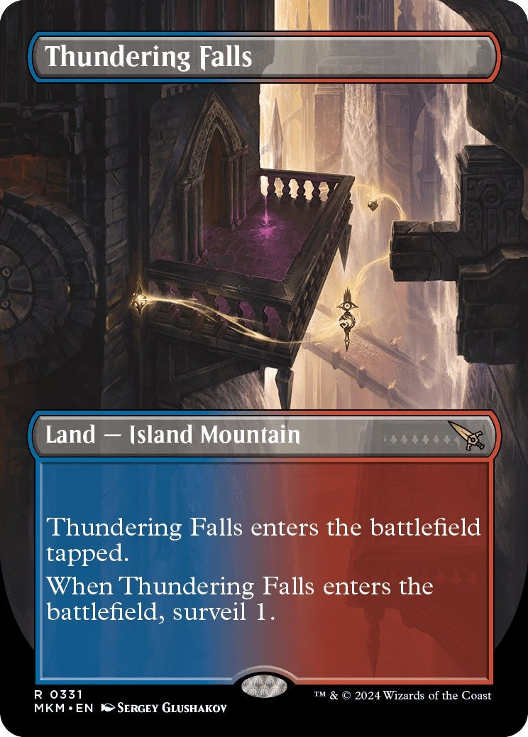 Image for Thundering Falls (Borderless) (331) (Murders at Karlov Manor) - Magic: The Gathering