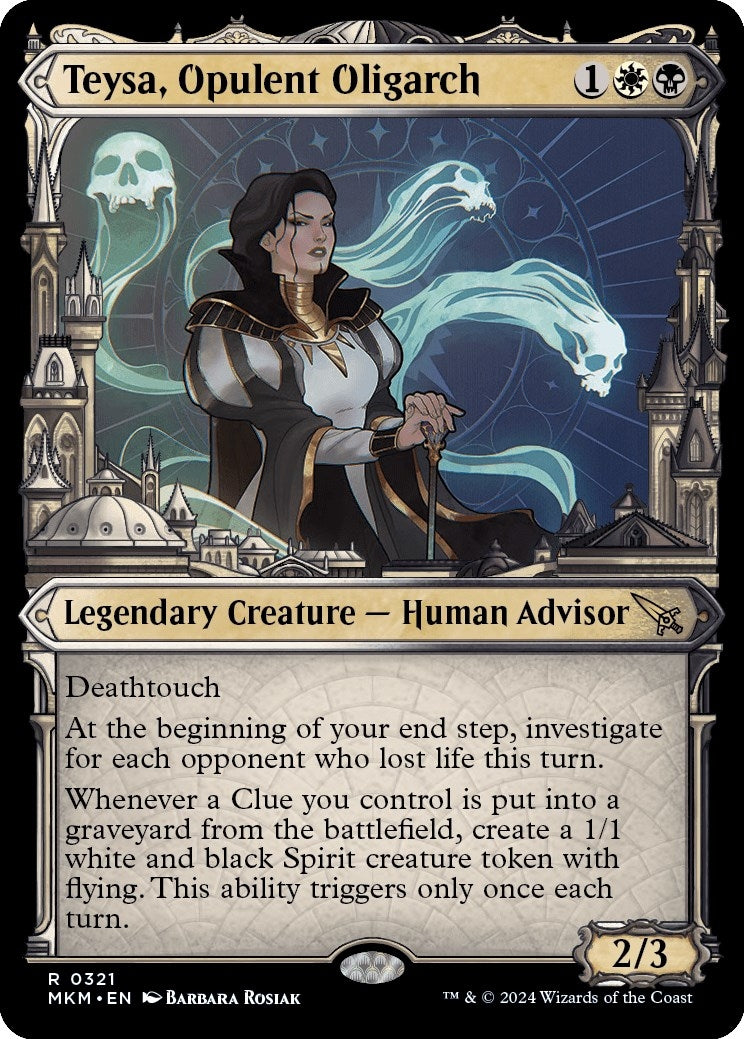 Teysa, Opulent Oligarch (Showcase) (0321) (321) (Murders at Karlov Manor)